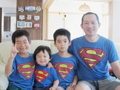 おそろいスーパーマン